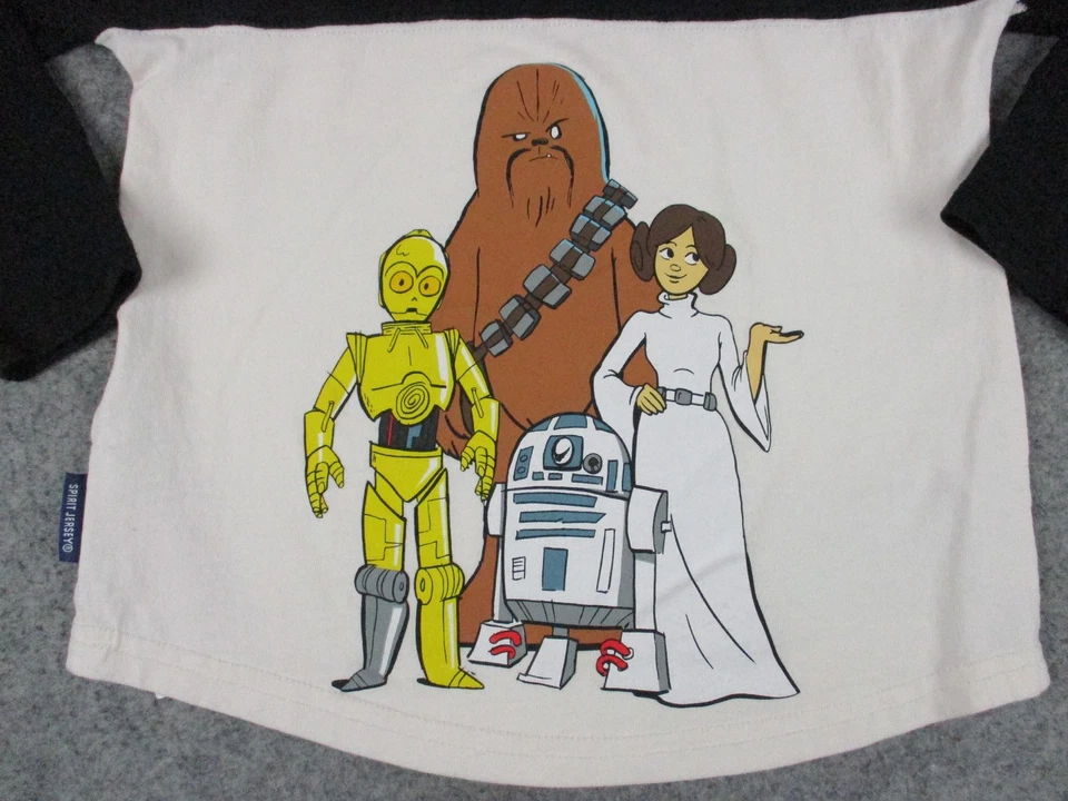 Camiseta deportiva Star Wars Spirit juvenil pequeña MTFBWY Chewbacca Robots película Disney Foto 3 de 4