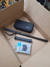 GoPro 9 Black Camera With Case and Accessories With Batteries And Trypod Stand