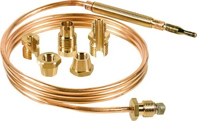 Thermoelement universal UTE 600 mm  länge mit Adaptern für viele Hersteller