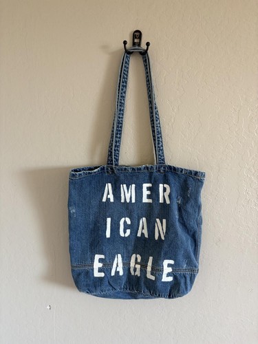 American eagle denim tote bag