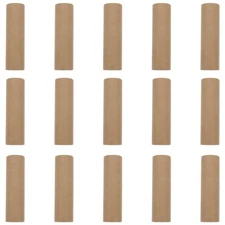 VILLCASE 15 Pack Cardboard Tubes for Craft, Brown Paper Rolls Round Cardboard...
