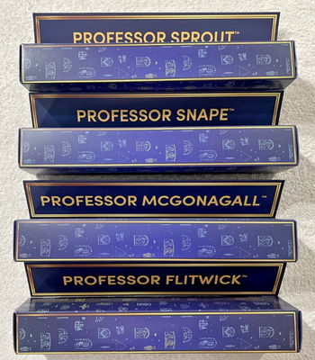 HARRY POTTER MAGICAL COLLECTOR WANDS PROFESSORS SET OF 4 SNAPE