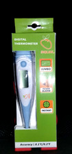 3qual Premium Digital Thermometer High Accuracy Fast Response Light Blue 6019