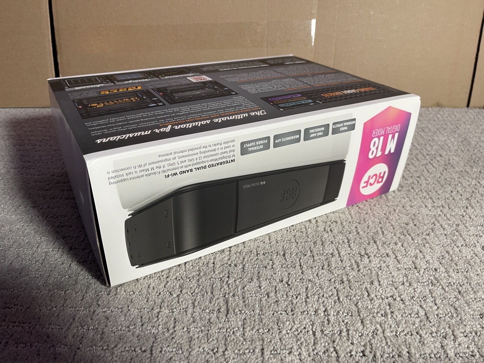 RCF M 18 iPad Rackmount Digital Mixer +Integrated Multi FX Guitar