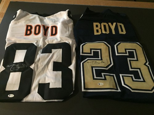 Tyler Boyd Signed Bengals and Pitt Panthers XL Custom Jerseys-Beckett - Picture 2 of 9