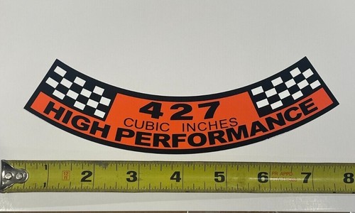 Ford Air Cleaner Decal 289 302 347 351 390 427 460 YOUR CHOICE 2"x7" USA MADE - Picture 6 of 7