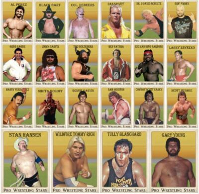 2021 LJACards ''Pro Wrestling Stars'' History of Wrestling Trading Cards ACEO