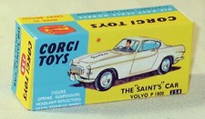 CORGI TOYS 258 VOLVO LE SAINT BOITE COPIE REPRO VIDE