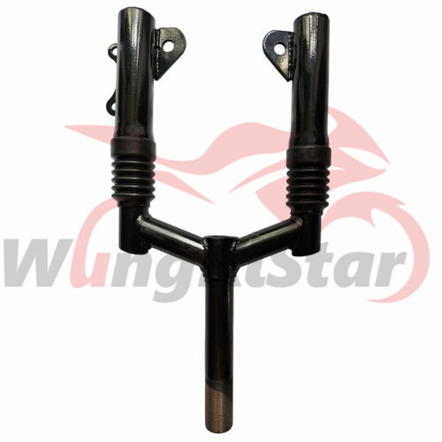 Bicycle Front Fork Invert 43cc-49cc Motorcycle Front Triple Tree Complete Forks - Picture 2 of 10