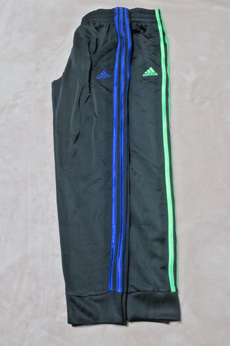 2 lot adidas boys jogger activewear pants size M 10-12 blue/green - Picture 3 of 6