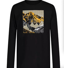 NWT Under Armour boys' Long Sleeve Cotton Blend T-Shirt Big Kid 