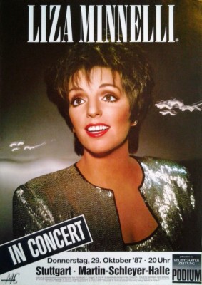 Liza Minelli: In Concert (1987) | Konzertposter Tourplakat A1
