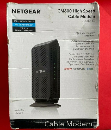 NETGEAR CM600 Szybki modem kablowy DOCSIS 3.0 - Zdjęcie 4 z 5