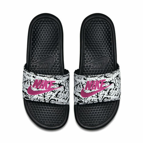 New Women's Nike Bennasi JDI Floral Print Slides Casual New Women's Nike Bennasi JDI Floral Print Slides Casual