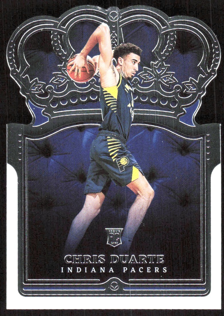 2021-22 2862E Panini Crown Royale Chris Duarte Rookie Indiana Pacers #81