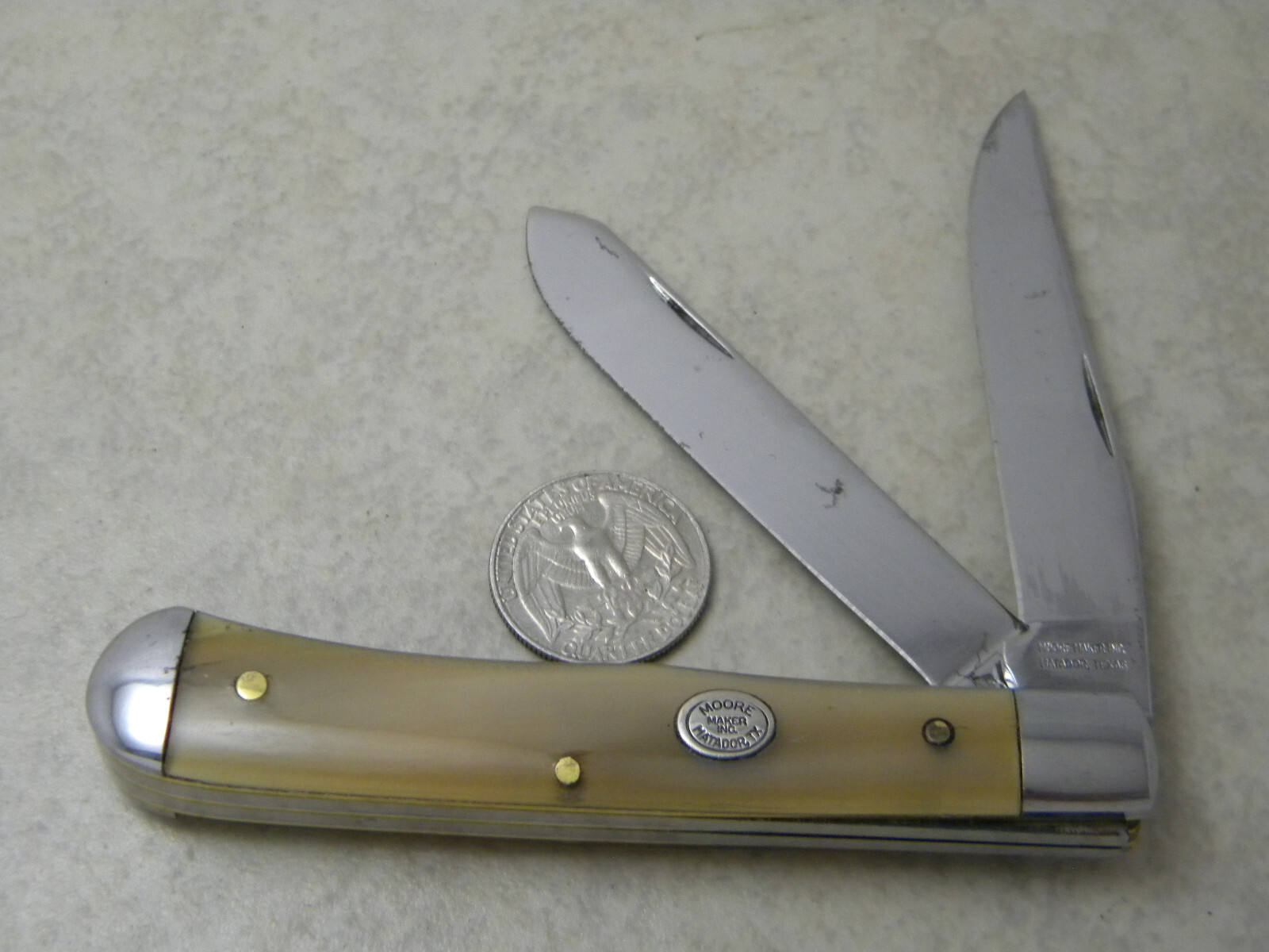 Moore Maker Inc Matador TX 2016 Horn((?) Trapper Knife eBay