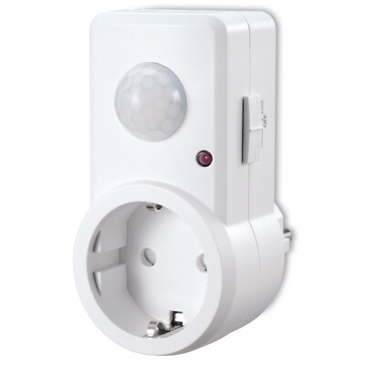 Sonero Steckdose mit Bewegungsmelder 120° max. 9m 1200W IP20 Zwischenstecker