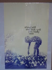 Stand still and look until you really see Kersten Vintage 1969 poster  20687