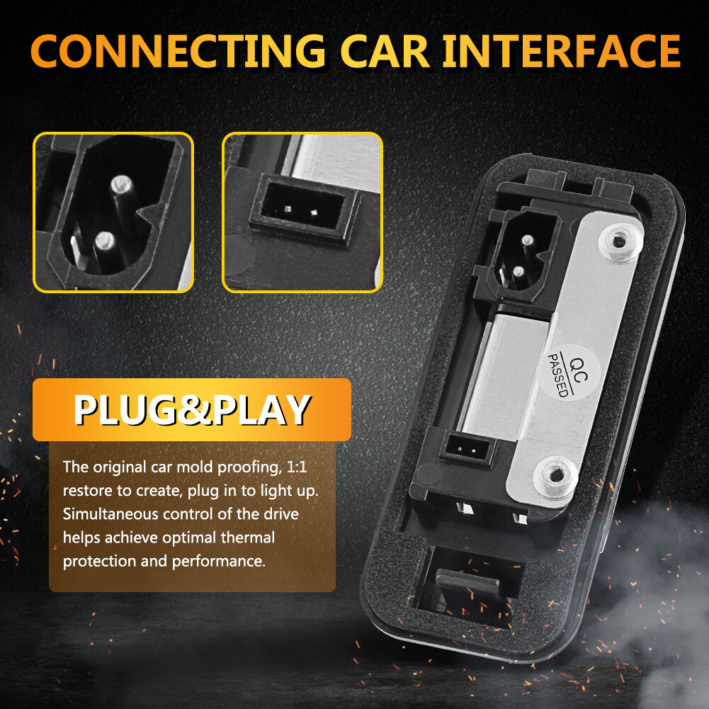 For BMW 3 Series E36 License Number Plate Light Tail Lamp SMD LED Assembly 2PCS eBay