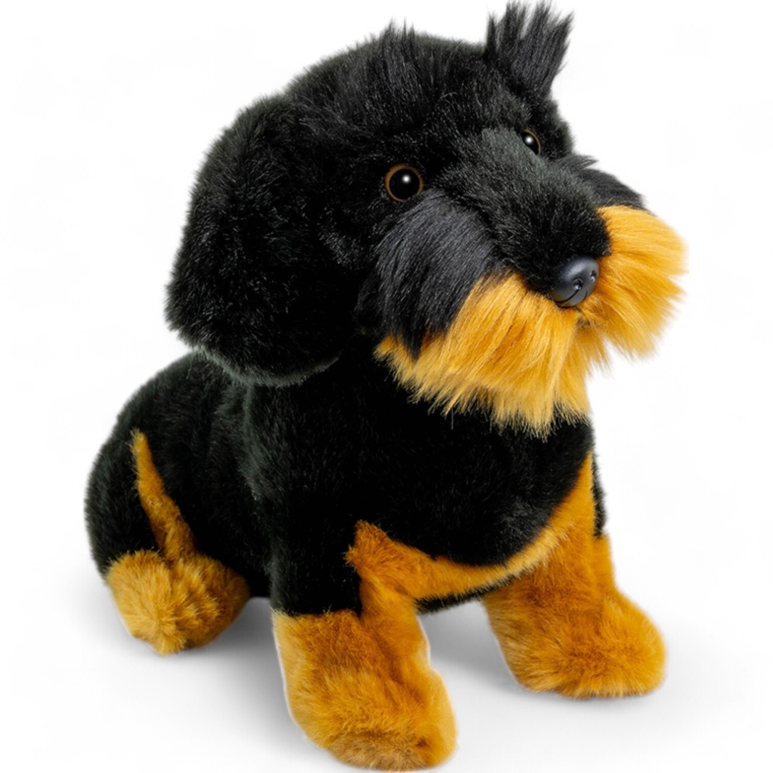 Carl Dick Dachshund wire-haired, Soft Toy, Cuddly Toy