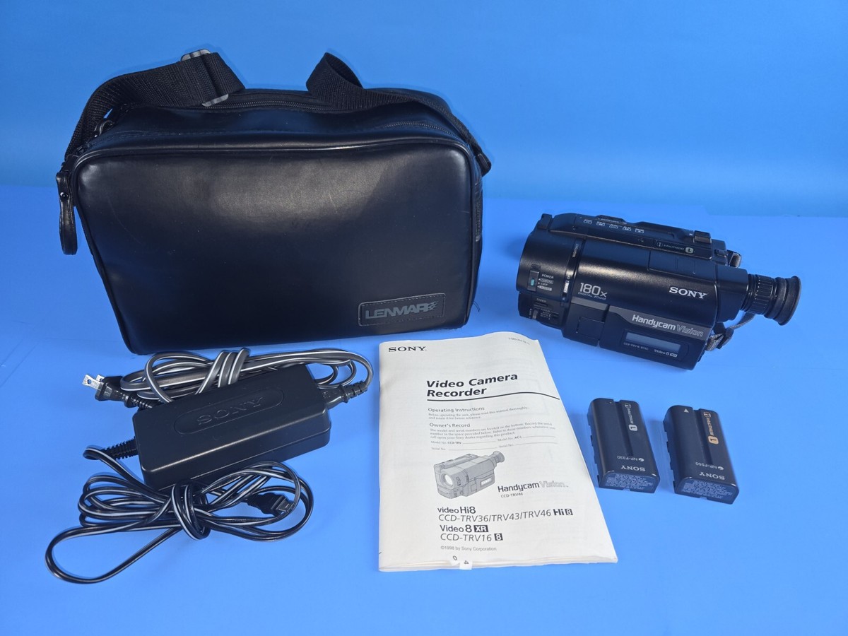 Sony Handycam Vision CCD-TRV16 8mm 180X Zoom Video 8 XR