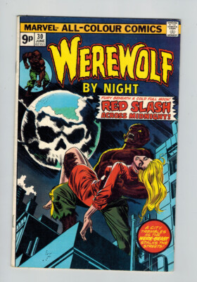 Werewolf by Night (1972) #  30 UK Price (6.0-FN) (2126320) 1975