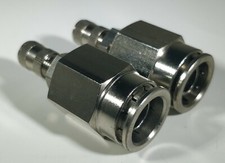 2 Schrader Air Ride Suspension Bag Inflation Fill Valves Push Connect 12 Tube