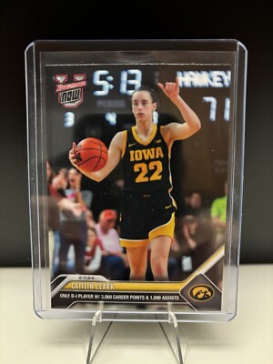 2023-24 Topps Bowman U Now  #48 Iowa CAITLIN CLARK 3000 Points 1000 Assists