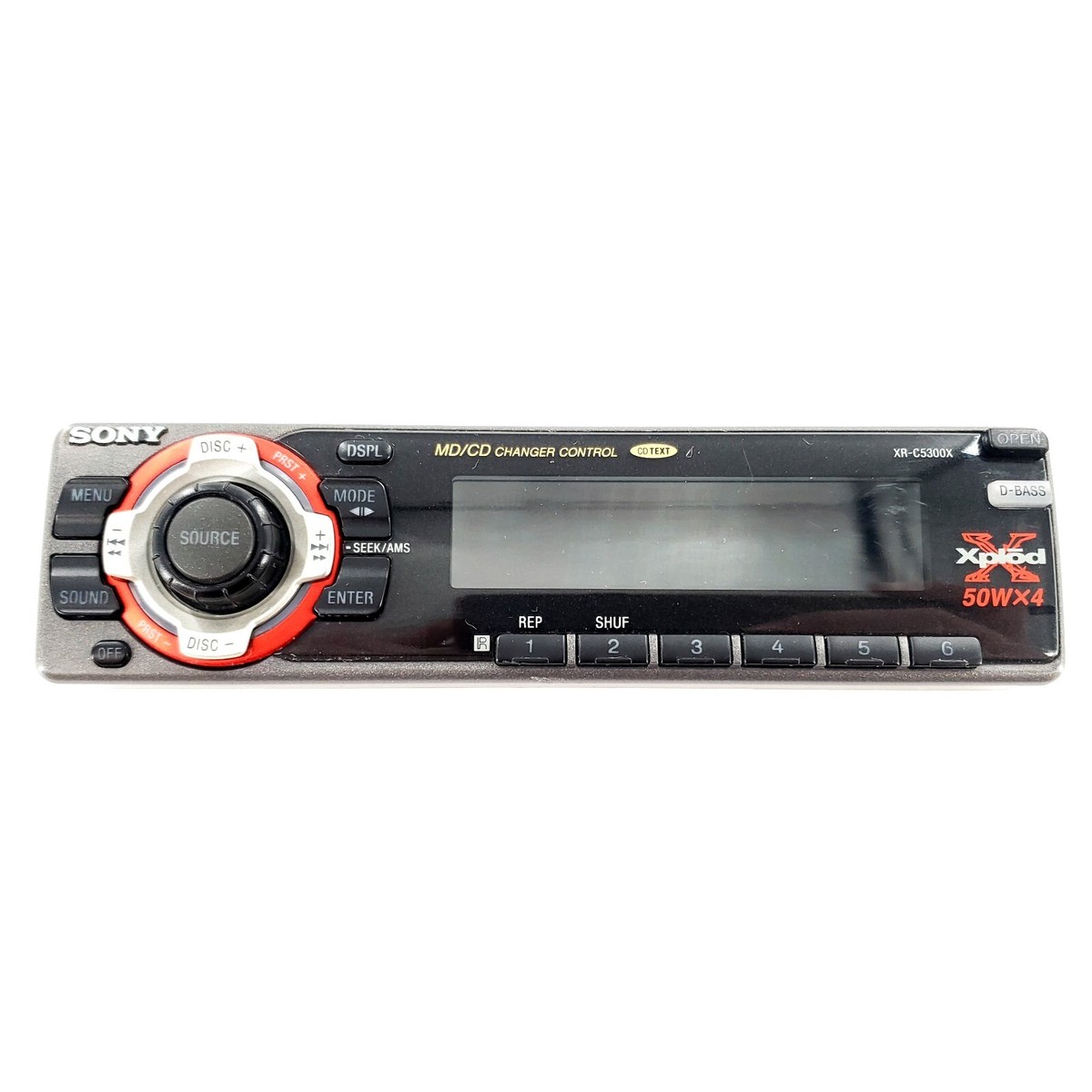 Sony Xplod XR-C5300X Car Stereo In Dash Detachable Faceplate Only