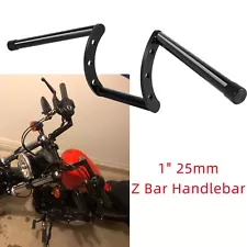 Motorcycle 7.28" Rise 25mm Ape Hanger Handlebar Fit For Harley Sofatil 2000-2020