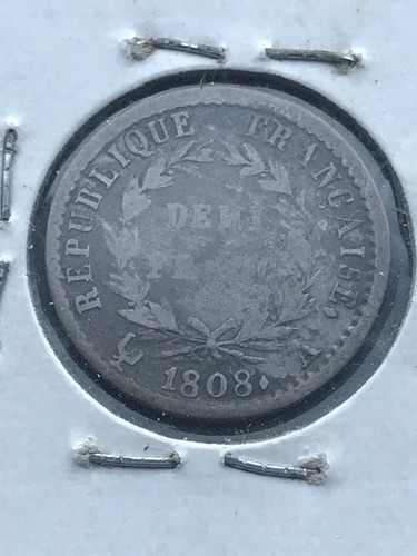 France 1/2 Francs, 1808-A - Picture 4 of 4