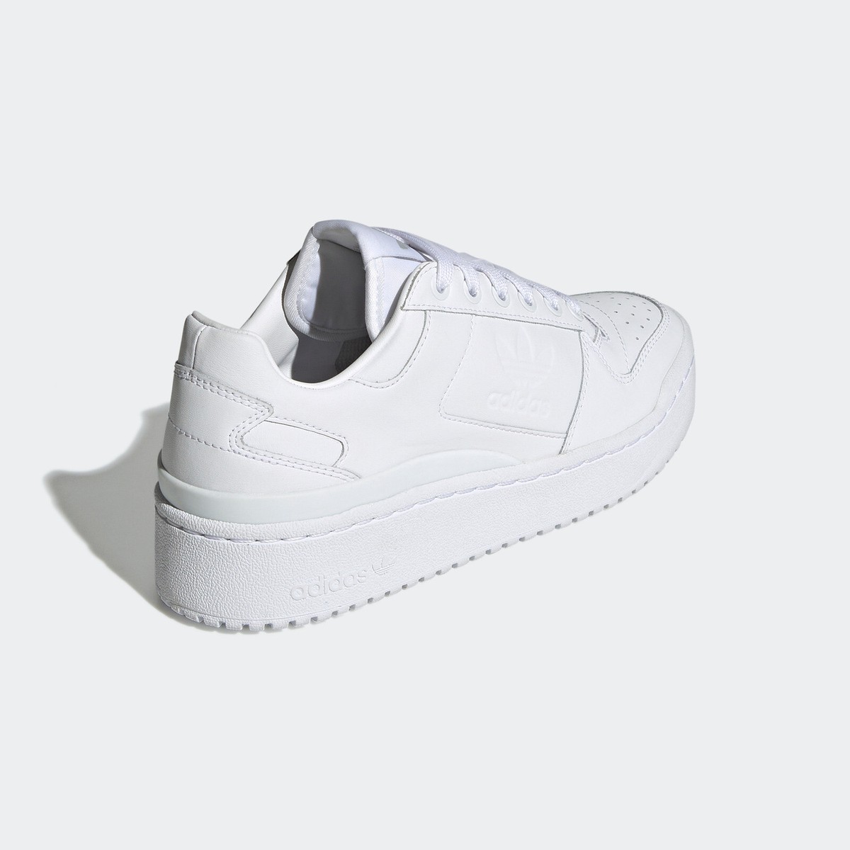 靴 adidas FORUM BOLD W WHITE adidas Originals Forum Bold W Triple White Women Casual