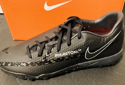 NIKE PHANTOM GT2 ACADEMY TF BLACK-DARK GREY SZ M8.5/W10 US (DC0803-001)