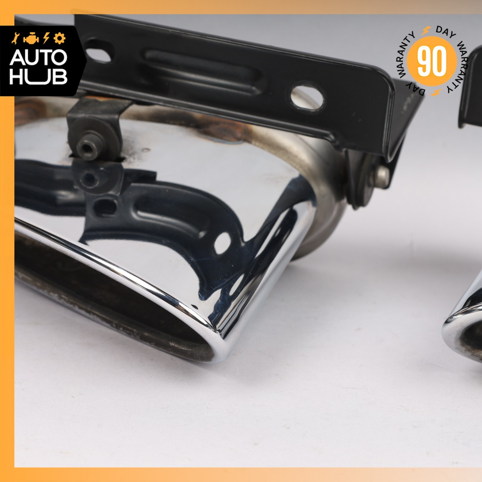 Bentley Continental GTC GT Exhaust Muffler Tips Left and Right Set OEM 59k