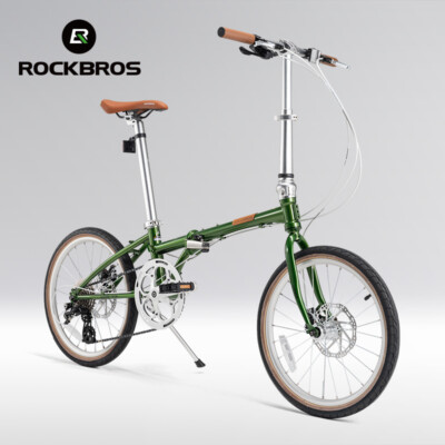 #ad ROCKBROS VDS 20quot; Folding City Bike Shimano 8 Speed for Teens Adults Disc Brakes $370.88