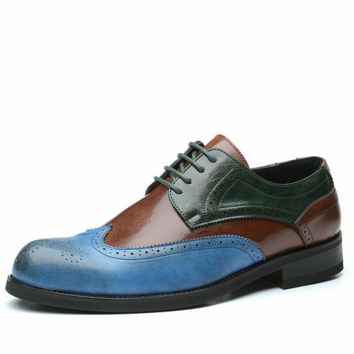 Mens Retro Brogues Lace Up Oxfords 