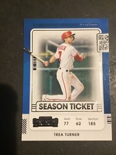 2021 Contenders Baseball Trea Turner Base Card Los Angeles Dodgers 