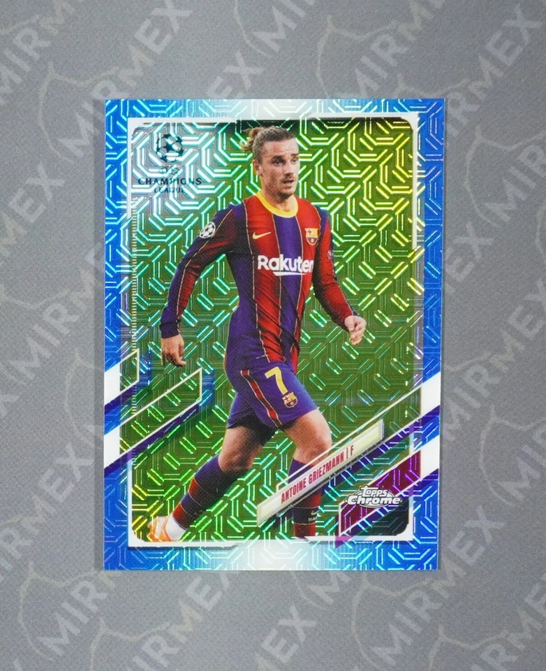 Topps Chrome UEFA League Antoine Griezmann /75 FC Barcelona 2021-22 - Image 2 of 4