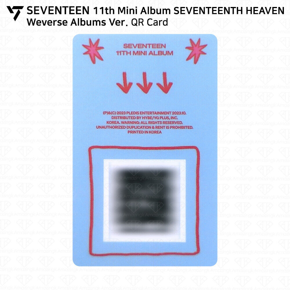 SEVENTEEN 11th Mini Album SEVENTEENTH HEAVEN Weverse Albums SEVENTEEN 11th Mini Album SEVENTEENTH HEAVEN Weverse Albums