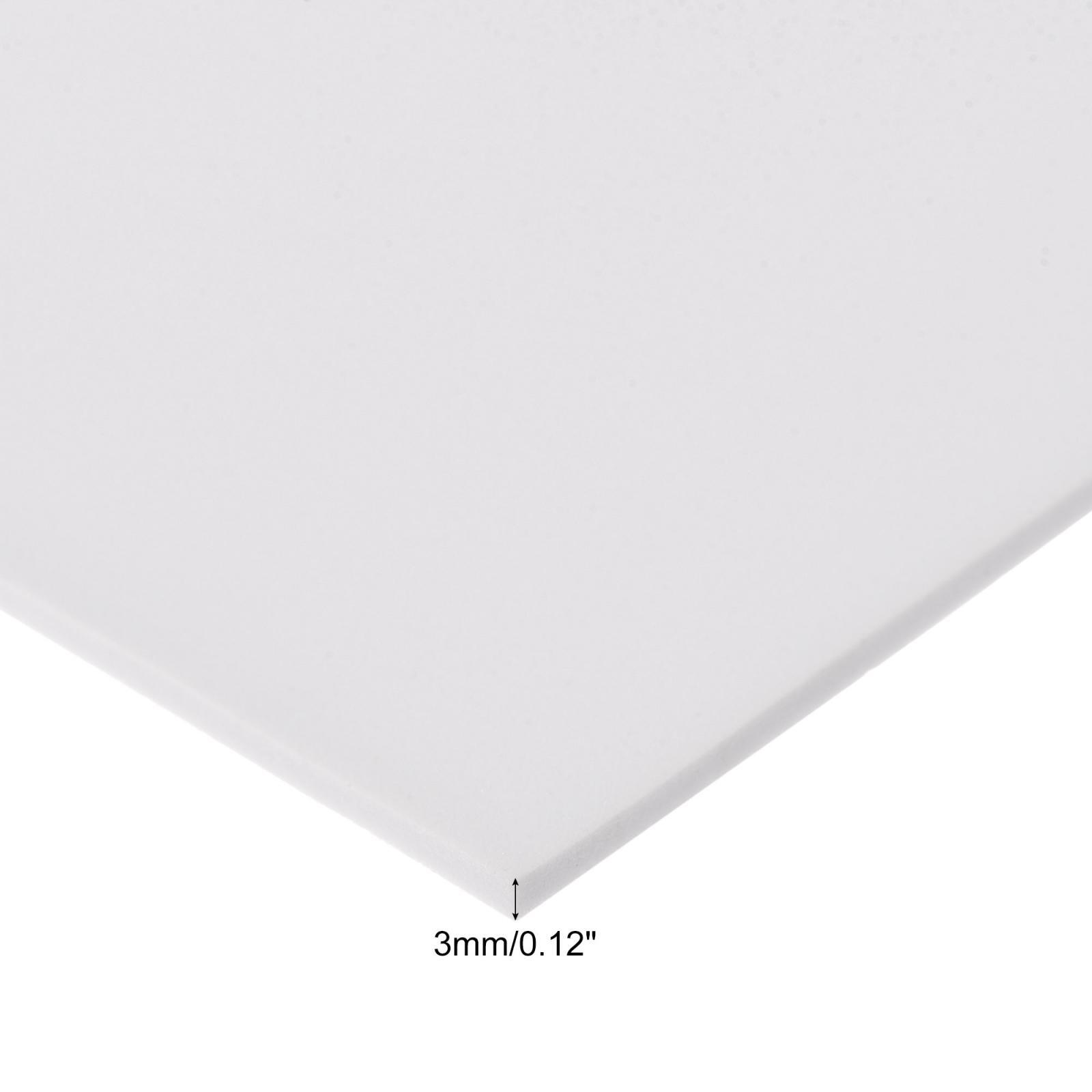 White EVA Foam Sheets 10 x 10 Inch 3mm Thickness for Crafts DIY