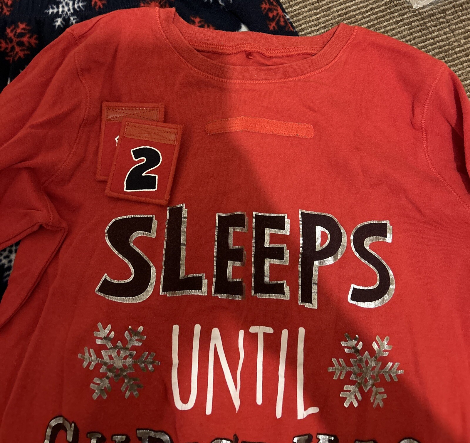 Kids Christmas Pyjamas Asda Age 1011 Countdown Numbers Good
