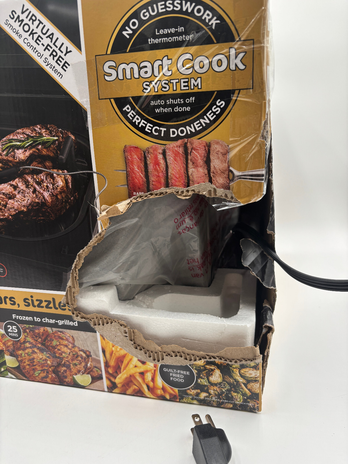 Ninja Foodi FG551 Smart XL Indoor Grill - Black Has Box Damage