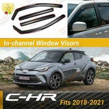 For Toyota CH-R CHR 2018-2022 In-Channel Vent Window Visor Rain Guard Deflectors