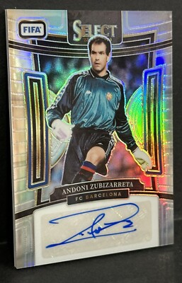 2023-24 Panini Select FIFA Barcelona Andoni Zubizarreta Auto 