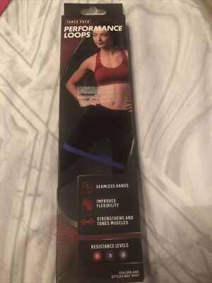 Bally Total Fitness Pack Performance Loops Band New In Box UK