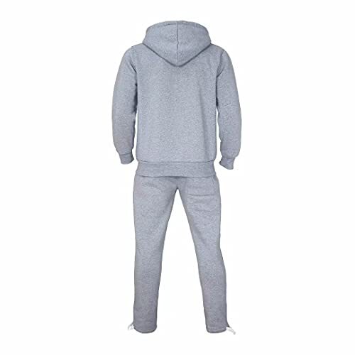 R RAMBLER 1985 Mens Tracksuit 2 pieces Thick XX-Large, Light Gray -Hooded - Picture 3 of 6