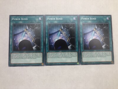 3X Power Bond - LED3-DE022 - Common - 1st Edition (Near Mint) [PLAY SET]