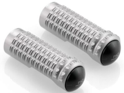 Rizoma B-PRO FOOT PEGS PE630A SILVER Passenger Pegs One Pair No Adapters