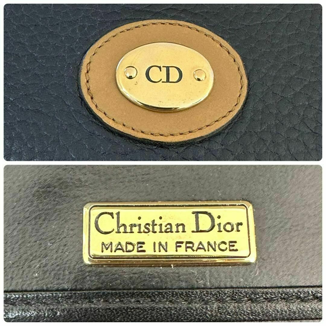 CHRISTIAN DIOR CD Logo One Shoulder Bag Handbag Leather CHRISTIAN DIOR CD Logo One Shoulder Bag Handbag Leather