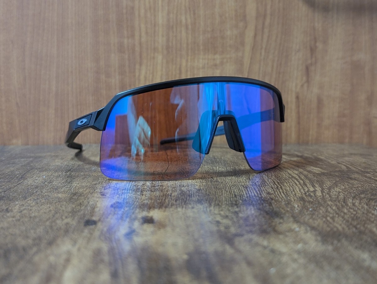 Oakley Sutro Sunglasses 中古品 NEW Oakley SUTRO 80s Green w POLARIZED Galaxy Blue Lens